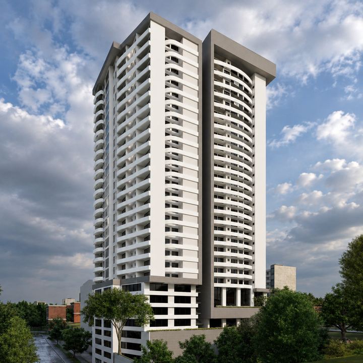 The tower — daytime elevation